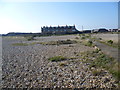 Terrace at Lade as seen from the Romney, Hythe & Dymchurch Railway