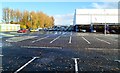 ST3486 : Outdoor and indoor parking, Tesco Extra, Newport Retail Park by Jaggery