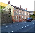 Llwynypia houses near the corner of Institute Place