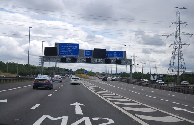 Junction 7a, M42 © N Chadwick :: Geograph Britain and Ireland