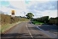 Road leading to Unmanned Level Crossing