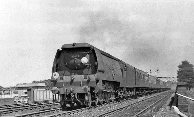 Waterloo - Weymouth express at Sturt Lane Junction