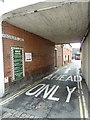 Looking from High Street into Kingsburys Lane