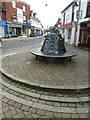 Circular seat in Ringwood town centre