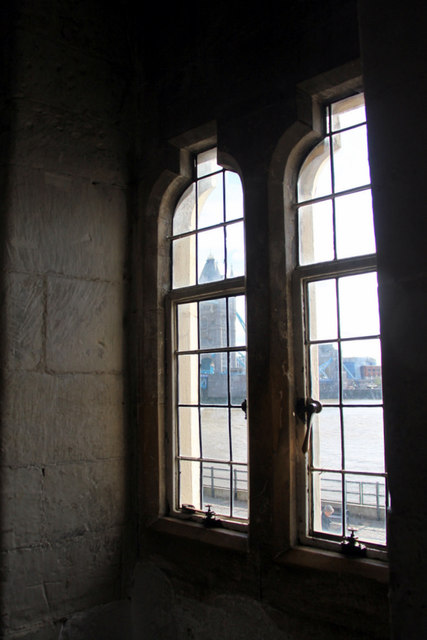 Looking out from the Tower of London