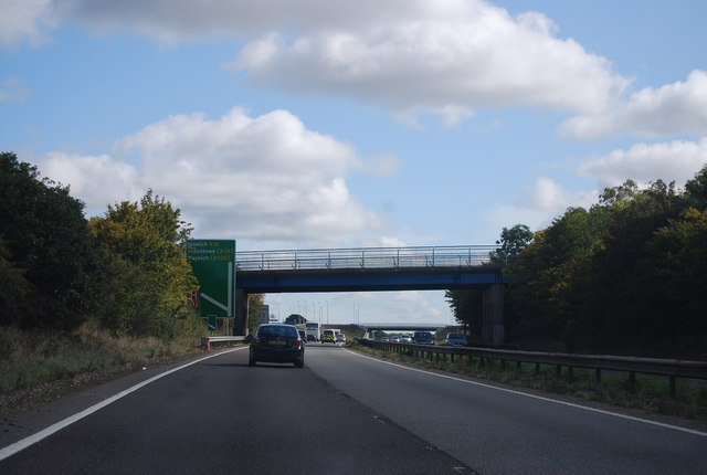 Boxted Road Bridge, A12 © N Chadwick cc-by-sa/2.0 :: Geograph Britain ...