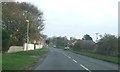 Entering Flamborough on the B1255