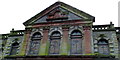 Upper storey window detail, former Bethesda chapel, Ton Pentre