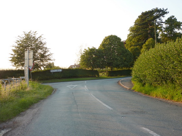 Junction of Coole Lane with Baddington Lane