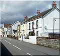 Dyffryn Cellwen houses between the post office and pub