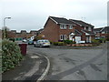 Road junction within The Willows