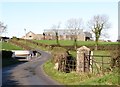 Farm buildings on the Drumlough Cross Road