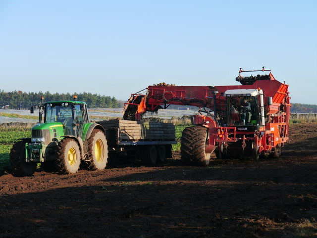 Unloading The Swede Harvest © James T M Towill cc-by-sa/2.0 :: Geograph ...