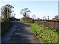 The Bog Road at the junction with Drumlough Cross Road