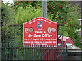 Sir John Offley CofE Primary School, Madeley, Sign