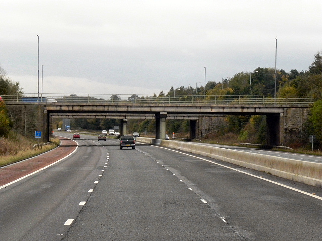 M6, Bridge at Junction 40 © David Dixon cc-by-sa/2.0 :: Geograph ...