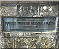 Plaque on the bridge