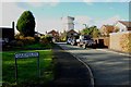 Oakfields, Hanbury, showing the Water Tower