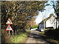 Lisnamulligan Road at the eastern approach to Lisnamulligan Bridge