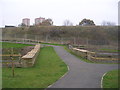 Footbridge over Beck - off Marchant Way