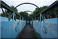 Footbridge over the railway line