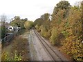 Railway line north towards Pontefract