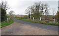 Road bridge over small stream