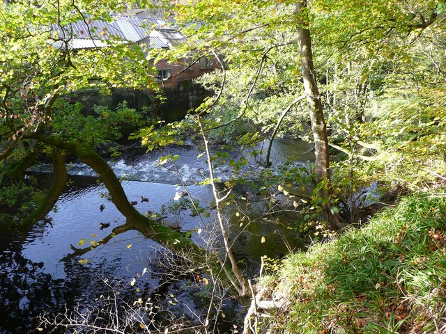 Weir on Cragg Brook, Mytholmroyd