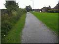 Public footpath along the North Circular Road, Finchley