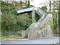 SH4862 : Footbridge over railway track, Caernarfon by Meirion