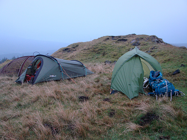 Wild camping on Blea Moor © John Lucas :: Geograph Britain and Ireland