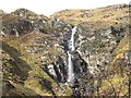 NN2118 : Waterfall, Allt na Faing by Richard Webb