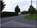 TG2800 : B1332 Bungay Road & The Dove Public House by Geographer