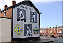 J3272 : Football mural, Belfast (6) by Albert Bridge