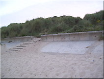 TG5212 : Sea defences on Caister Beach by Martin Speck