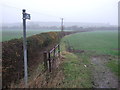 Footpath towards Stanhope Farm