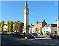 SO6911 : Grade II listed clock tower, Newnham-on-Severn by Jaggery