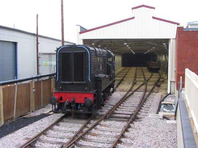 Bluebell Railway: new carriage shed at Â© Gareth James 
