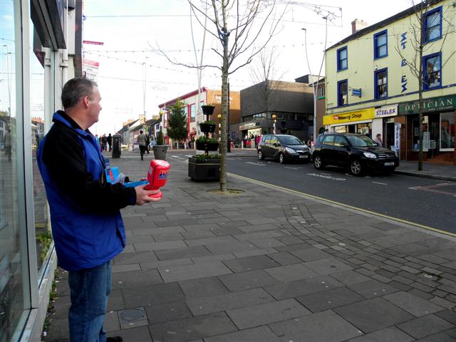 Poppy seller, Omagh © Kenneth Allen :: Geograph Ireland