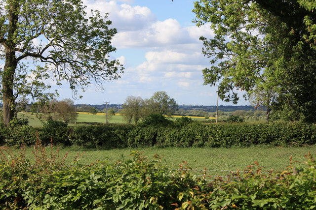 View from Watt Lane over to Leicester