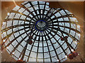 Meadowhall shopping centre dome, decorated for Christmas