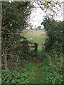 TL7772 : Footpath And Stile by Keith Evans
