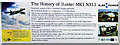 NO8595 : Hawker Hunter information board by Alan Findlay