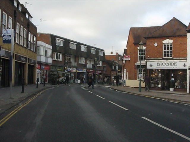 Knowle High Street - southern end © Peter Whatley :: Geograph Britain ...