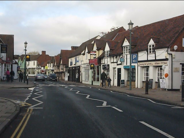 Knowle High Street - northern end © Peter Whatley :: Geograph Britain ...