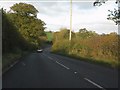 Meriden Road winding northwards