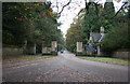 Autumn view of  the  entrance Newstead Abbey