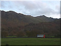 The Keswick bus leaving Seatoller