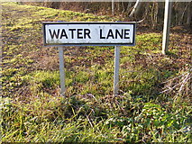 TM2169 : Water Lane sign by Geographer