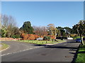 Road junction on Briton Hill Road